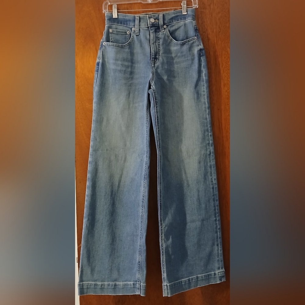 JCrew Factory High-waisted Wide Leg Jeans